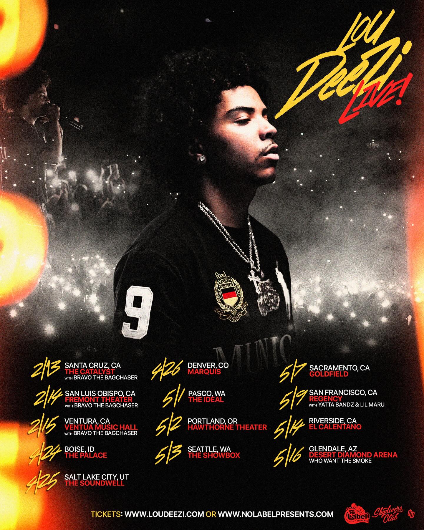 Lou Deezi Tour Poster 2026